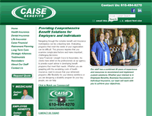 Tablet Screenshot of caisebenefits.com